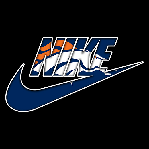 Denver Broncos Nike logo iron on paper